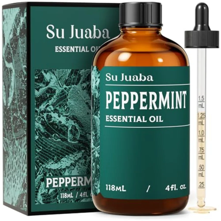 

SU JUABA Oil 4 Fl Oz, Pure and Natural Aromatherapy Oil for Spray, Diffuser, Skin, Hair - 118ML