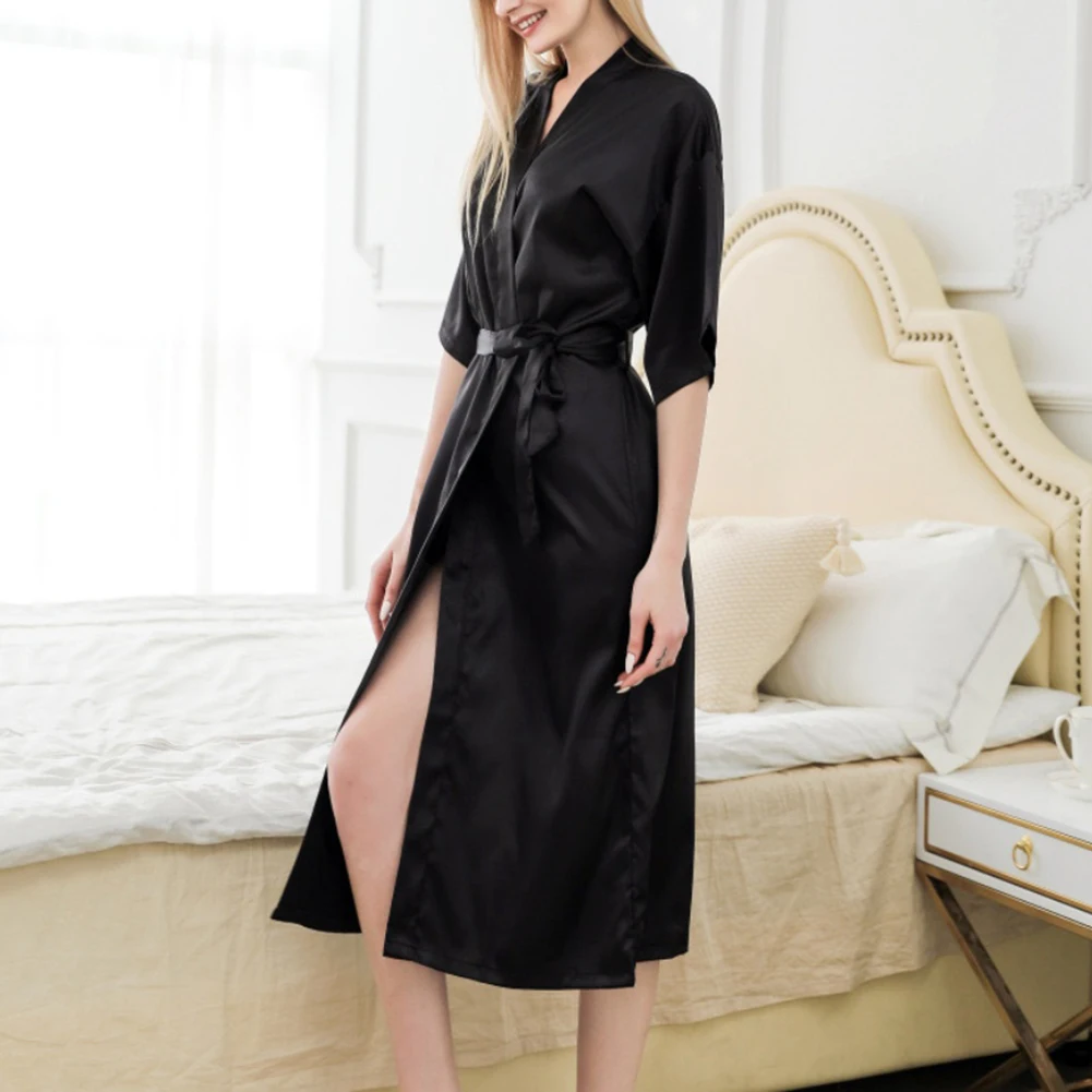 

Women's Ice Silk Sexy Nightgown - Thin Pajamas