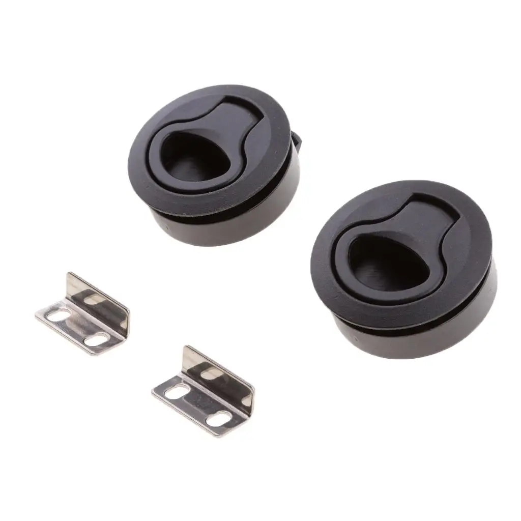 

2-шт. Черная темно-синяя защелка для шкафчика, вращающаяся защелка, подъемная ручка для лодки
