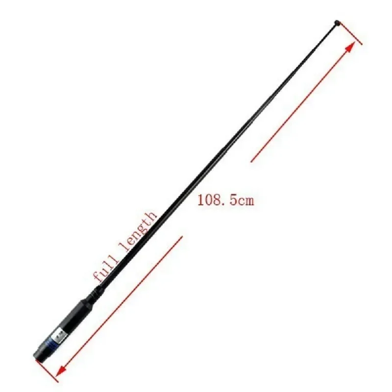 RH-660S SMA-M Telescopic Antenna VHF/UHF 144/430MHz for TYT UVF9 YAESU BAOFENG