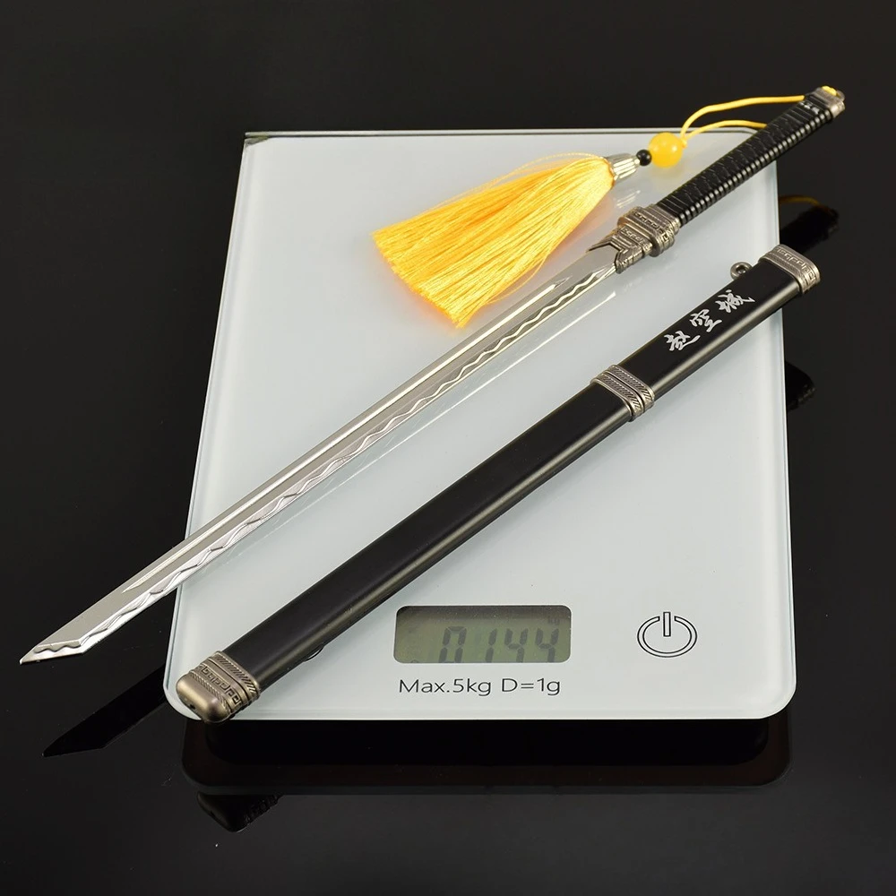 슬래시 신 30cm/11.8in 훈련 검 무기 모델 Katana 애니메이션 주변기기 남자 친구 선물 파티 용품 Collectible Desk Toys