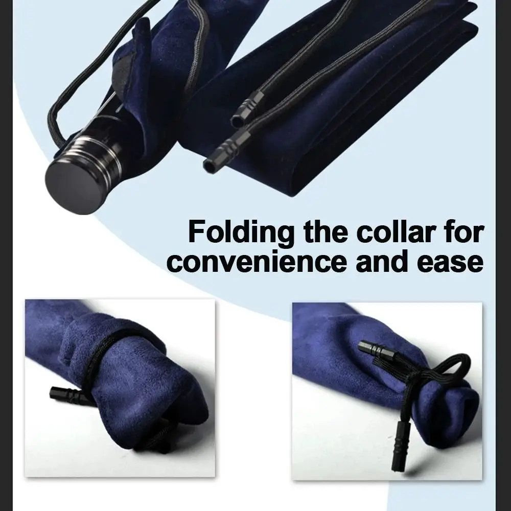 Multifunctional Thick Velvet Fishing Rod Bag Folding Portable Lure Rod Bag Fishing Gear Accessories view 4