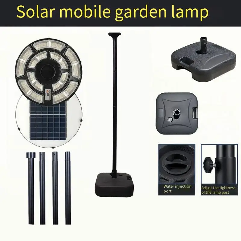 750 LED Solar Lamp Post Light， with 78
