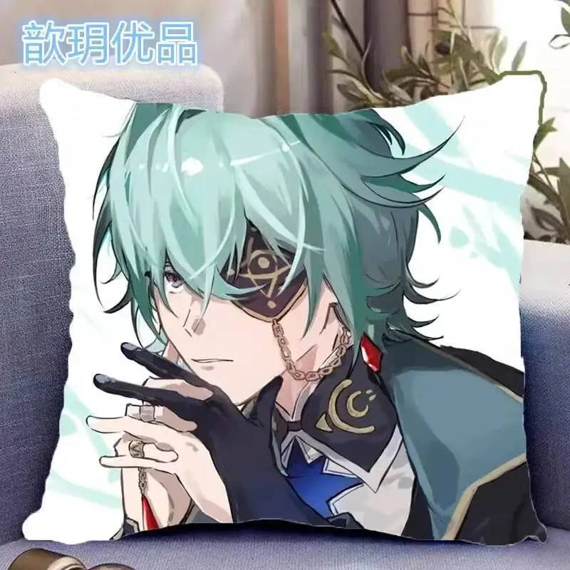 لعبة هونكاي: ستار السكك الحديدية تأثيري Anaxagoras مزدوجة الوجهين الكرتون 45 40 سنتيمتر 30 سنتيمتر المطبوعة المخدة وسادة الهدايا الأساسية