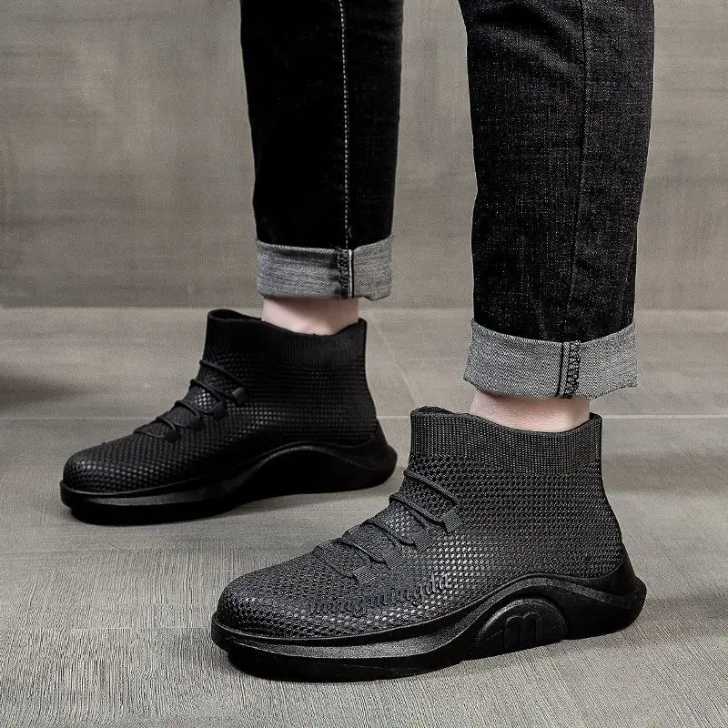 بلون مقاوم للماء الشيف المطبخ منصة وحيد احذية المطر للرجال في الهواء الطلق قصيرة Wellies الصيد مقاومة للاهتراء أحذية رجالي جديدة