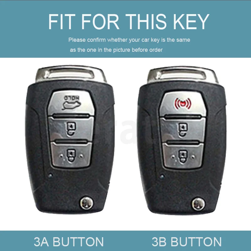 Silver Edge TPU for SsangYong Korando Tivoli Kyron Sanka Musso Actyon Car Flip Key Case Cover Shell Keychain Auto Accessories
