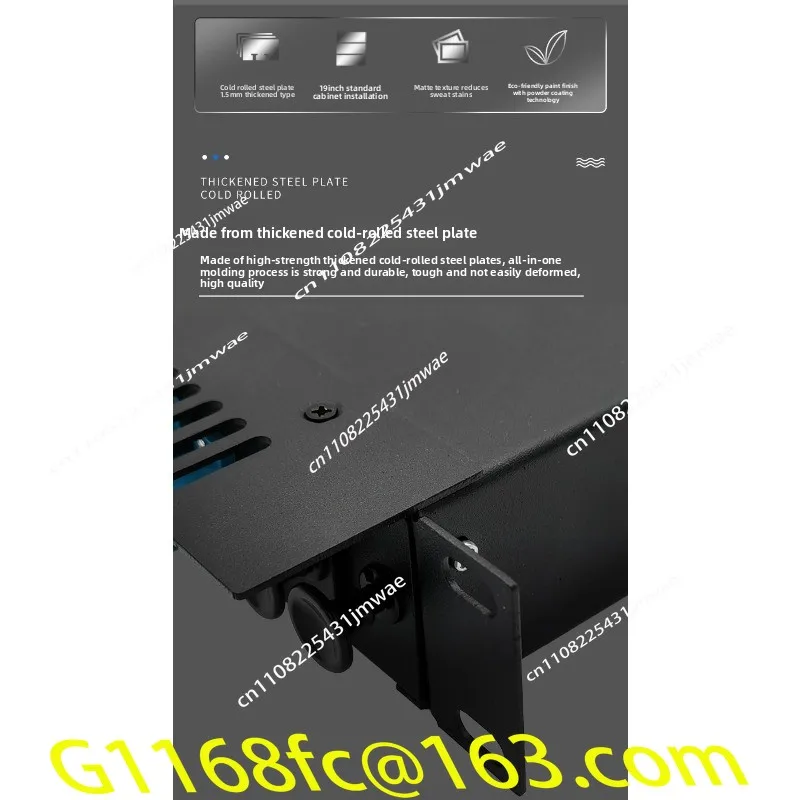 1U24 Port 48 Core LC Railless Pull-out 19 Inch, Cabinet Fiber End Point Box Machine Room