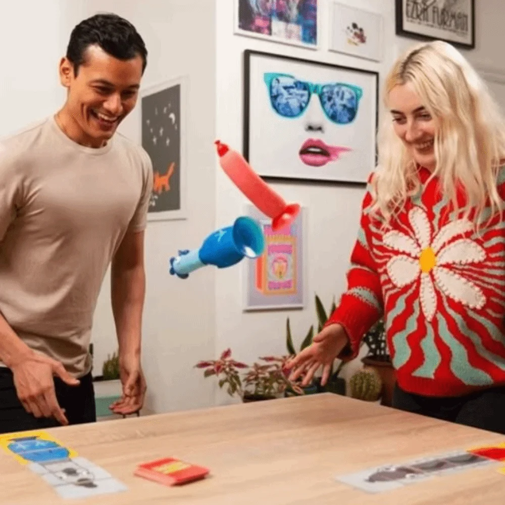 

Настольная игра «Быстрая стратегия: Курица против хот-дога» — интерактивный мультяшный набор для вечеринок, развивающая игра-конструктор «Сделай сам»