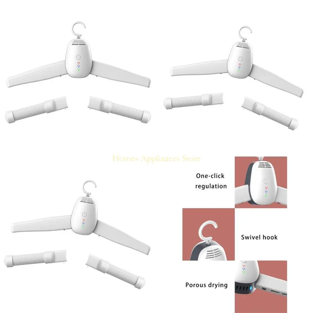 

D0AB Portable Clothes Dryer for Laundry Electric Clothes Dryer Machine for Apartment Dryer for Clothes Easy to Use Apartment