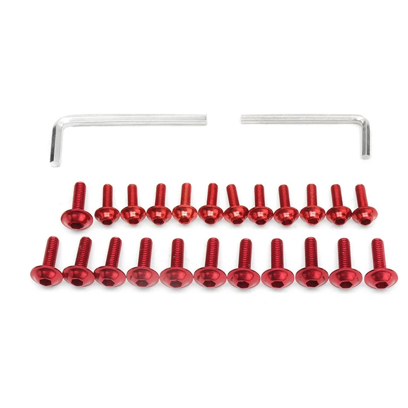 158PCS Universal Motorcycle Fairing Screws Nuts Kit Moto Body Work Bolts Screw For Yamaha YZF R1 R6 R3 2004- 2008 image 4