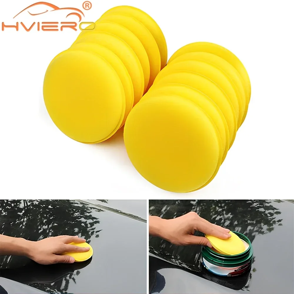 Waxing Paint Cleaner Care Shampoo Wax Applicator Sponge Cleaning Polishing Sponges Auto Tools Polishes Shine Washing Accessories