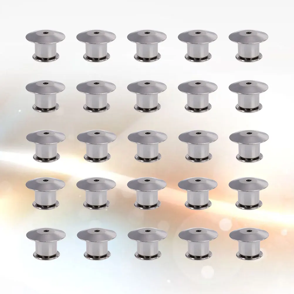 

25 PCS Hijab Pin Brooch Badge Accessories Lapel Locking Clasp Pins for Jewelry Making