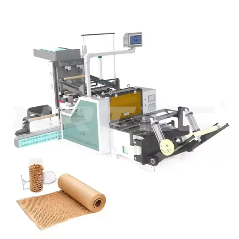 for Industry All-In-One Operation Screen Paper Slitting Rewinding Cushion Packaging Protective Kraft Honeycomb Paper Making