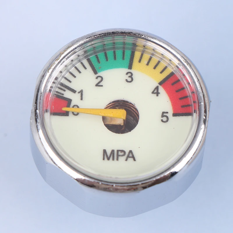 。1pc Air Mini Micro Pressure Gauge Manometer | Thread M10 M8 | 5MPA 10MPA 20MPA 30MPA 35MPA 40MPA 300BAR 3500PSI 5000PSI 6000PSI
