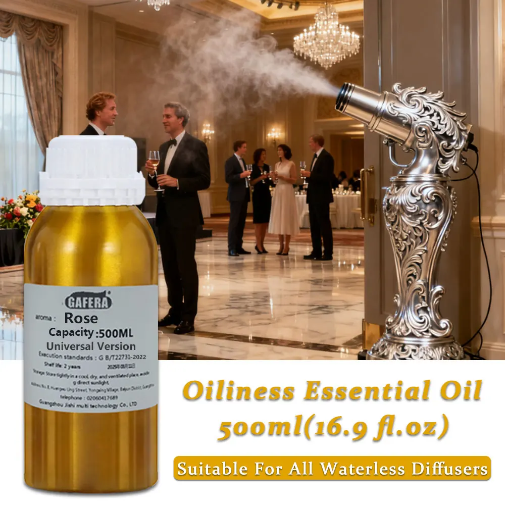 GAFERA 500ml (16.9 fl.oz) Rose/Chamomile Essential Oils - For All Waterless Diffuser, Aroma Diffuser Replenish Aromatherapy Oil