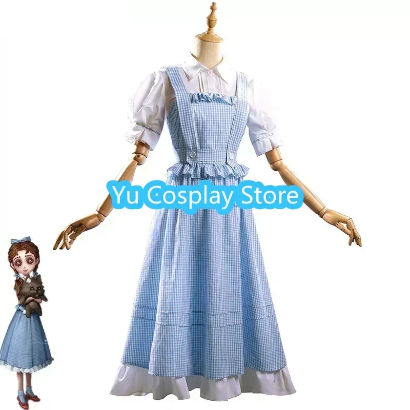 

Yu-Cosplay Game Identity V Little Girl Dorothy Cosplay Costume Women Cute Picnic Dress Hallween Carnival Uniform Anime Clothing
