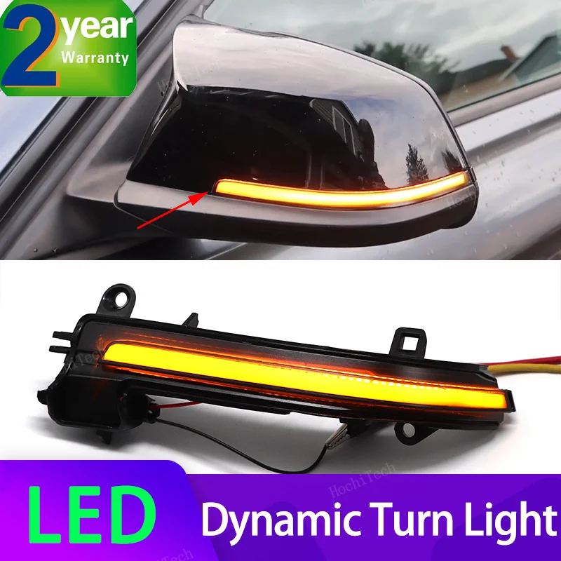 LED Dynamic Turn Signal Side Mirror Sequential Light Lamp For BMW 1 2 3 4 Series F20 F21 F22 F23 F30 F31 F32 F33 F34 X1 E84 I3