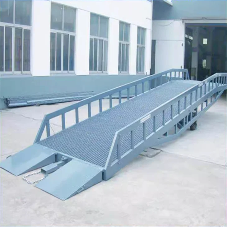 Factory Direct Heavy Duty Hydraulic Mobile Boarding Bridge 6T-15T Container Loading Ramp