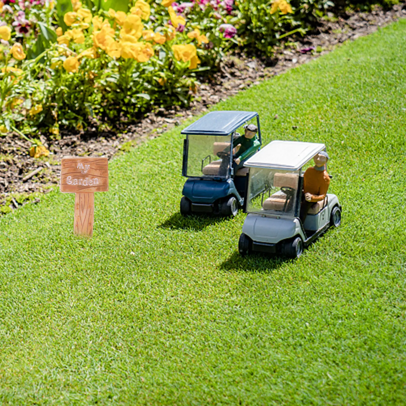 

10pcs Resin Guidepost Adorns Simulation Decors for Fairy Shelf DIY Mini L Props Lightweight