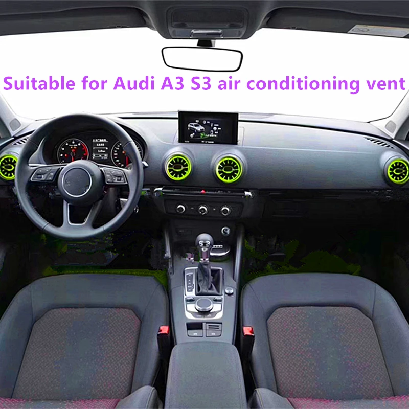 

for Audi A3 S3 air conditioning vents 2013-2020 S3 A3 Air conditioning ventFor 2013-2020 Audi A3 S3 automotive interior atmosph