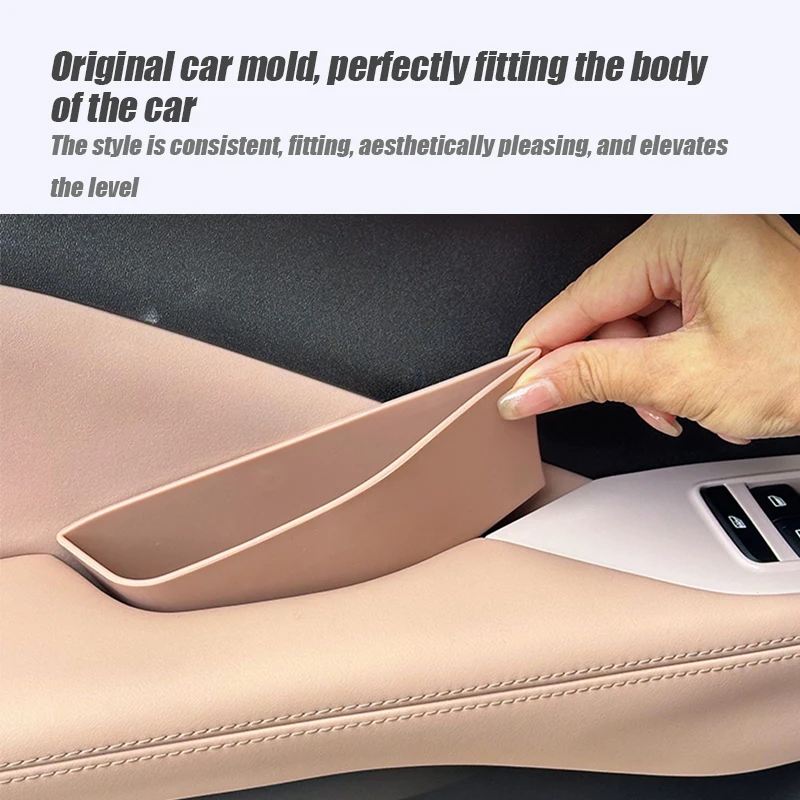 For BYD Seagull Dolphin Mini 2023 2024 Car door armrest storage box door handle door slot storage interior modification