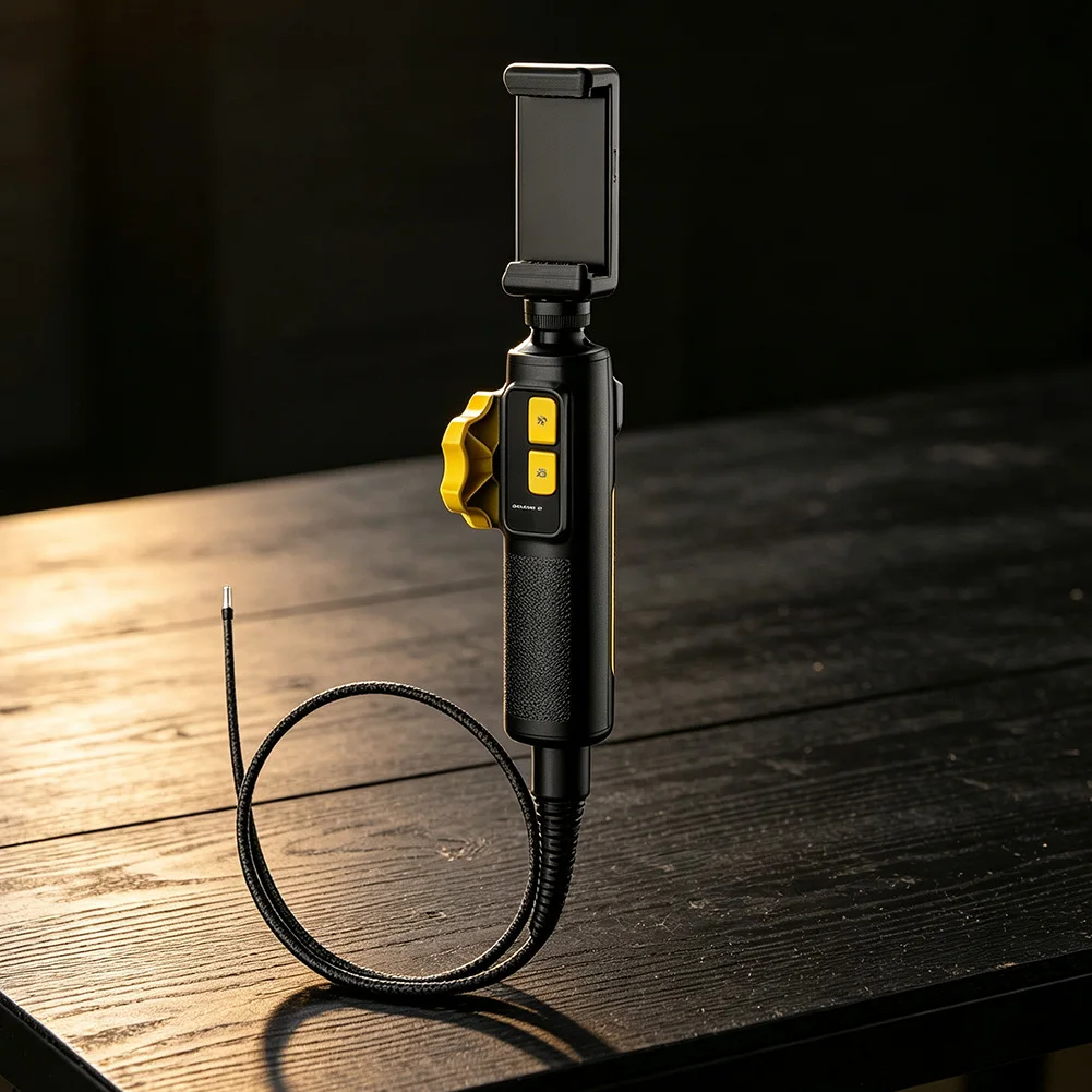SVB302 Engine Cylinder Inspection Camera with Ultra-Slim Probe and Adjustable LED Fill Light for Dark Cavities