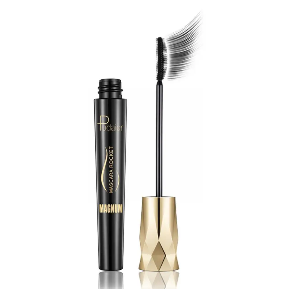 Pudaier Mascara Rocket Magnum Crown Mascara Wimper Mascara Blijvende Glamour Smudge Proof Wimpergroei Waterdicht 4d Lange O0w6