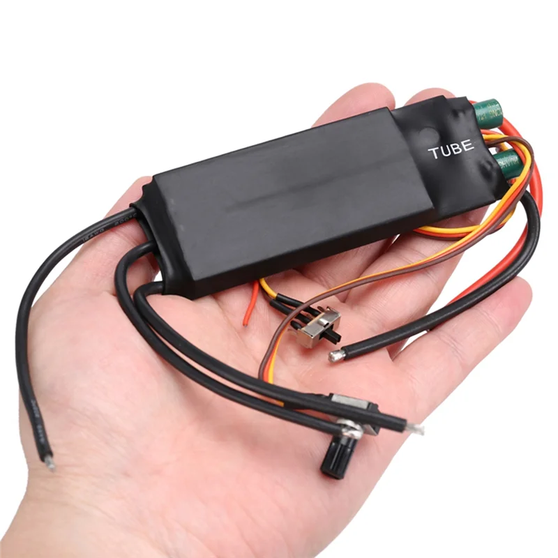 ABZW 2 Pcs DC6-24V 1000W BLDC 3 Phase DC Brushless Motor Driver Hallless DC Motor Drive Board Speed Controller Regulator