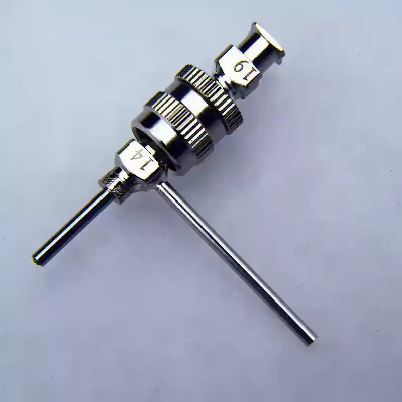 Removable coaxial needle, electrospinning metal needle, molten wet shell core, leather core, hollow fiber