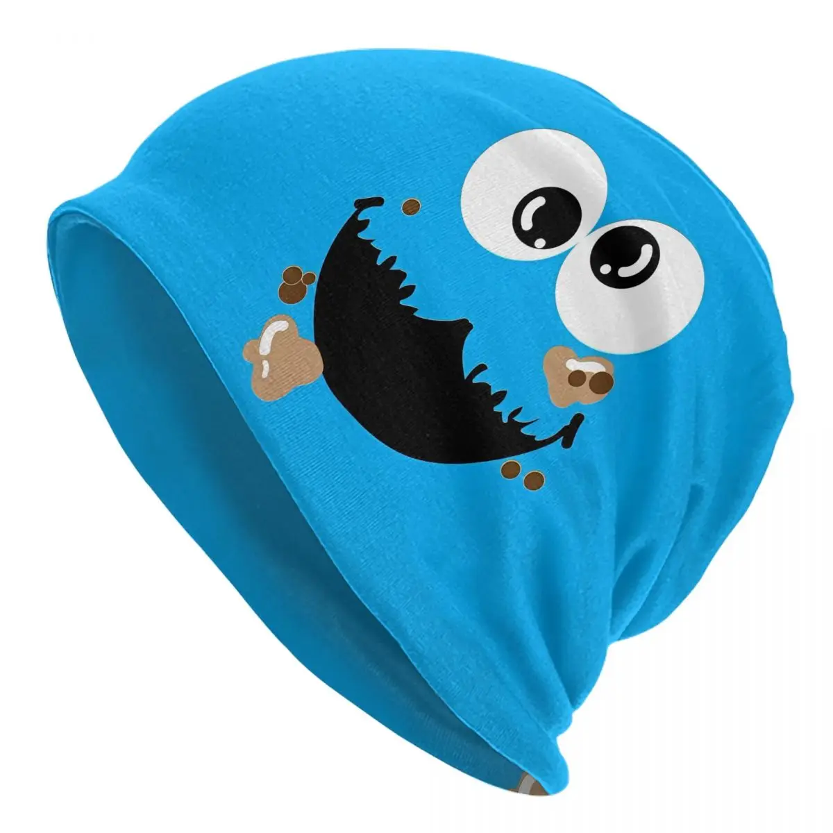 

Кепка «Улица Сезам» Cookie Monster, мультяшная аниме, хип-хоп, уличные шапочки для взрослых, летние теплые термоэластичные шапки с капюшоном