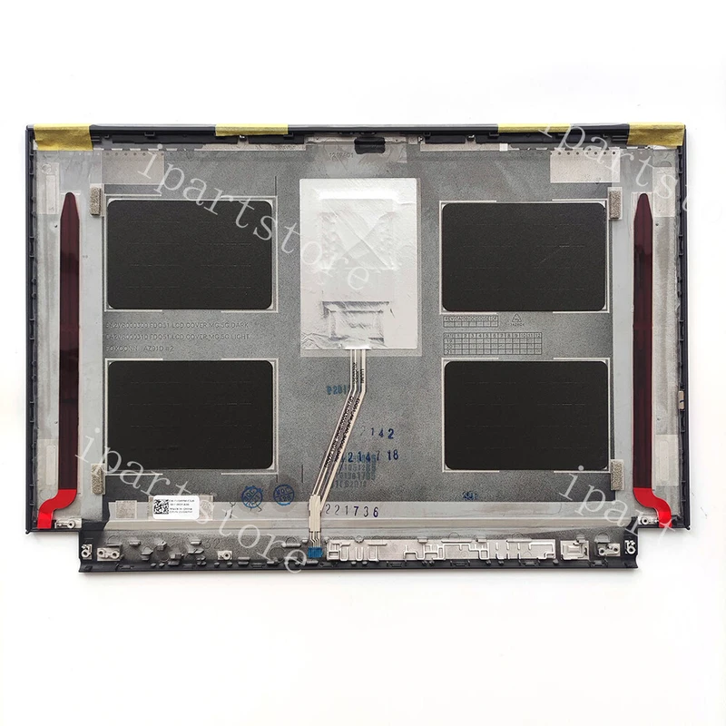 PP+  LCD Back Cover + Front Bezel Black For Dell Alienware M15 R3 0VGKFM 07CK61