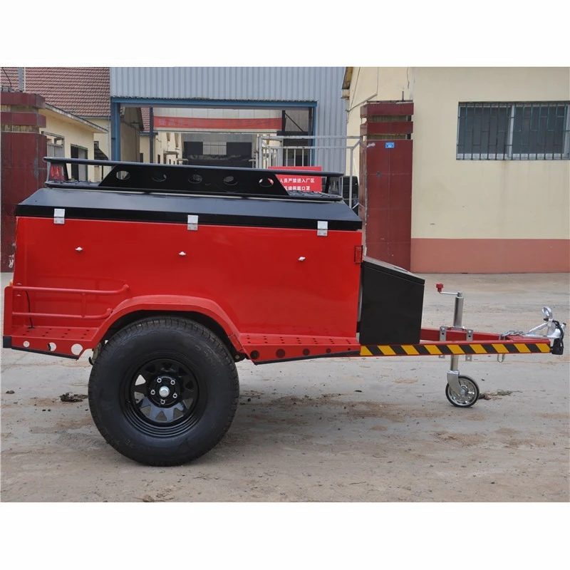 0.5 tons camping tent trailer, car trailer, off-road flat small, living