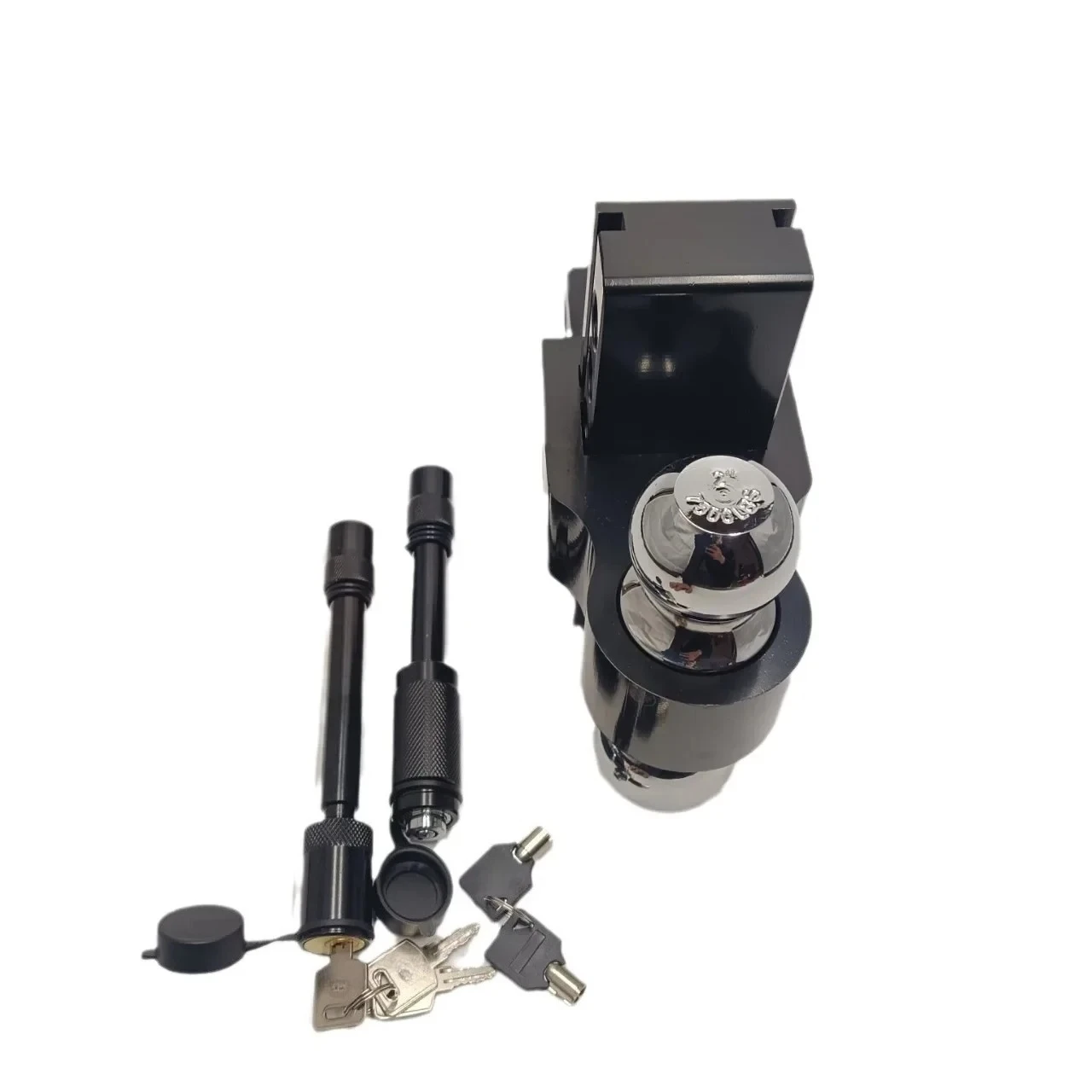 aluminum alloy trailer arm porous adjustable trailer hook vehicle double ball trailer arm