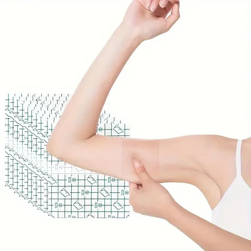Imagen 2 del producto Parche de ajuste para levantamiento de piernas, 10 Uds., cintas invisibles para muslos sin rastro, parches desechables antidesgaste para muslos, pegatinas hidratantes para el cuerpo