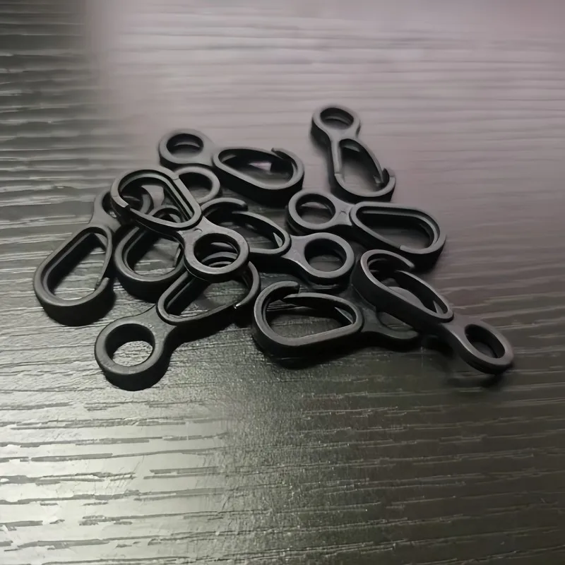 Quick Release Snap Hooks 85 pcs, Easy to Use, for Camping Canopy Lights, Keychains and Home Organization