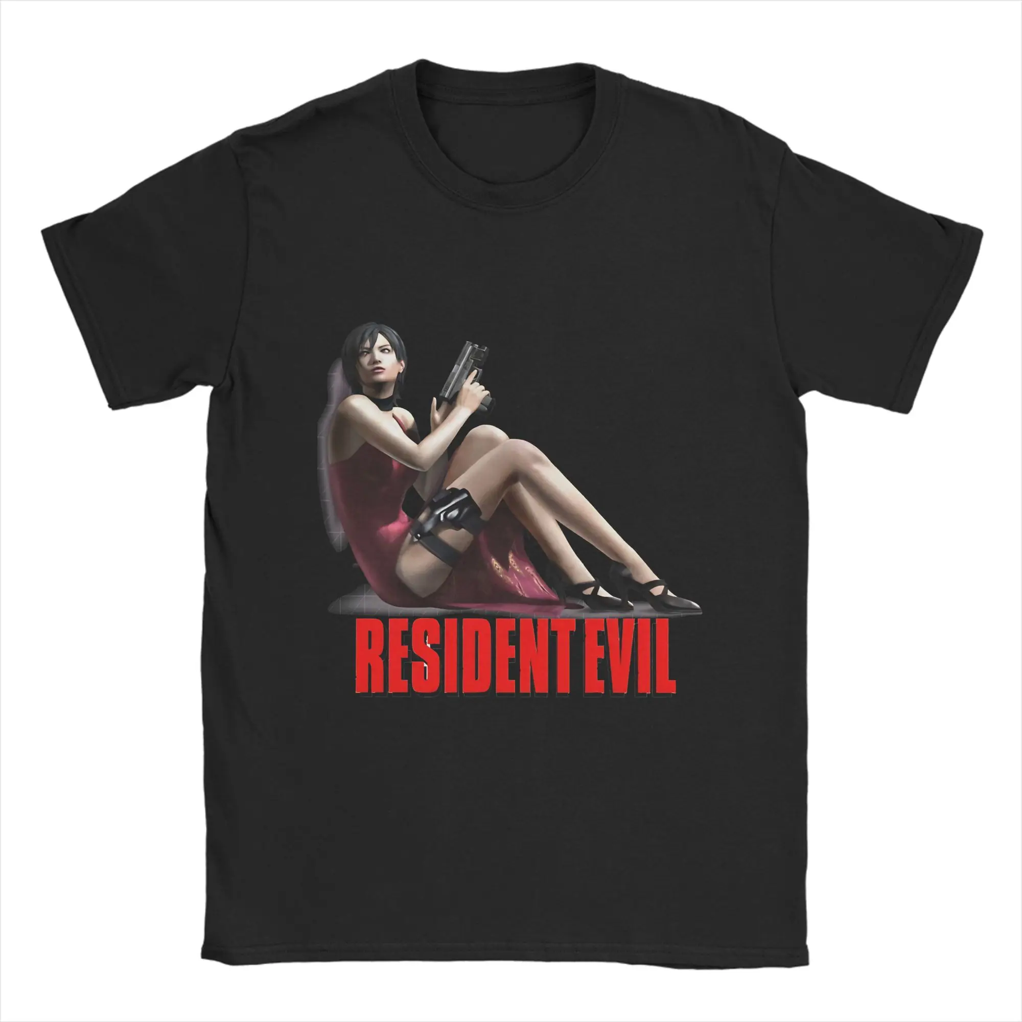 Ada Wong Resident Evils Pure Cotton T Shirt For Couple Beach  Funny T-Shirts Crewneck Fashion Tees Oversize Design Tops