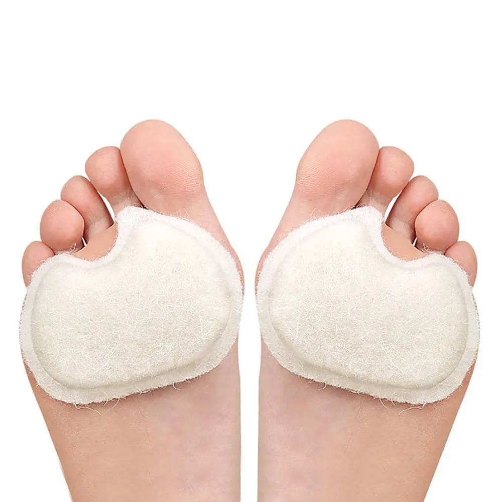 Felt/Forefoot Metatarsal Pads Pain Relief Orthotics Foot Massage Anti-slip Protector High Heel Elastic Cushion Foot Care Tool