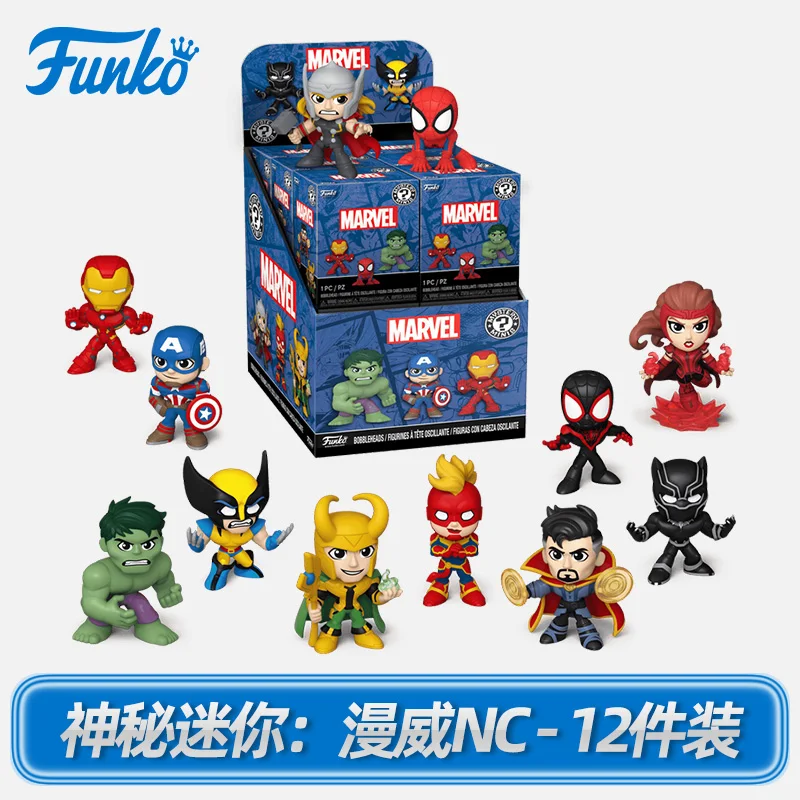 Funko Pop Comics & Super-héros Marvel nouveaux classiques mystère Minis Q Version boîte aveugle jouets pour garçons cadeau ornements à collectionner