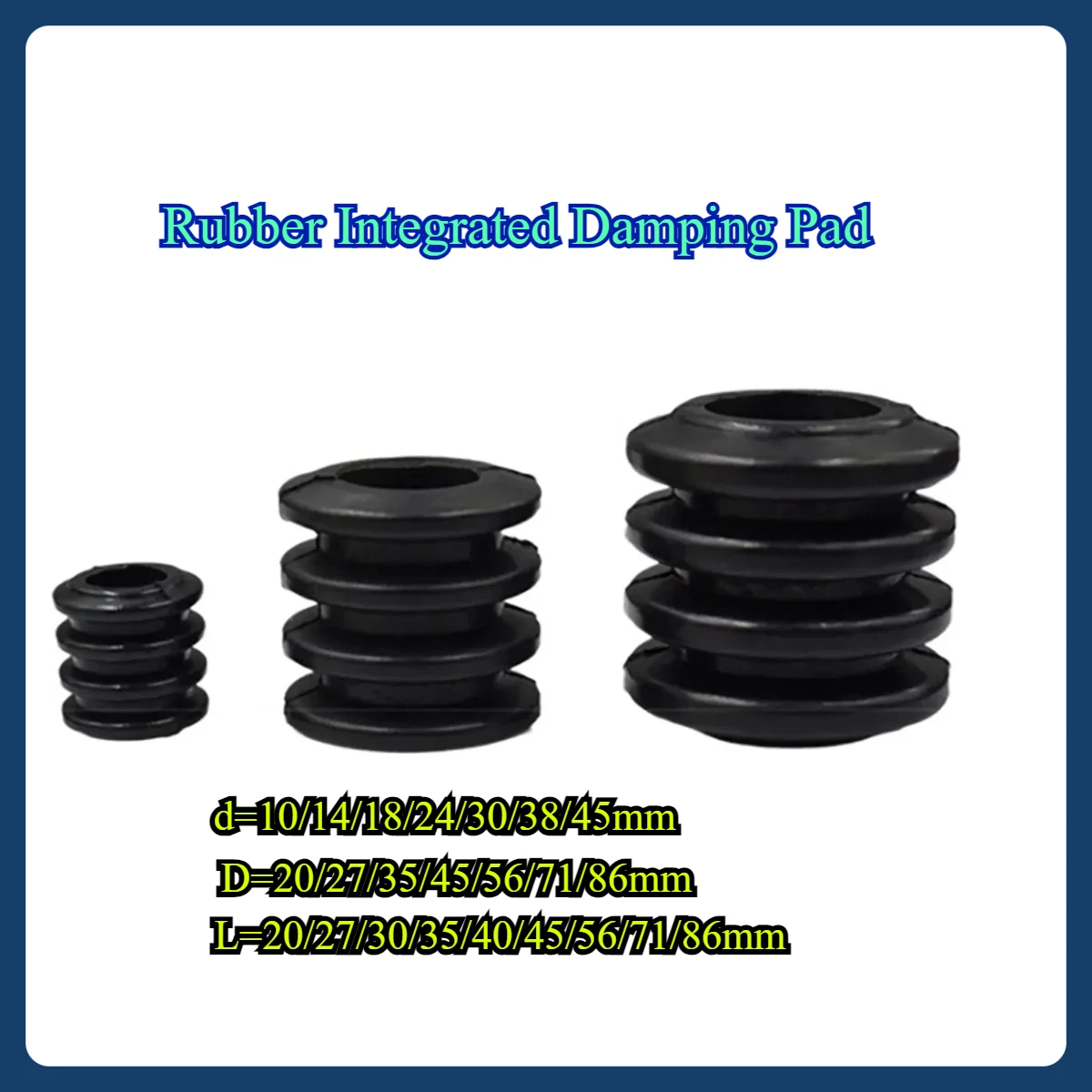 

Rubber Integrated Damping Pad/Polyurethane Combined Damping Elastic Ring