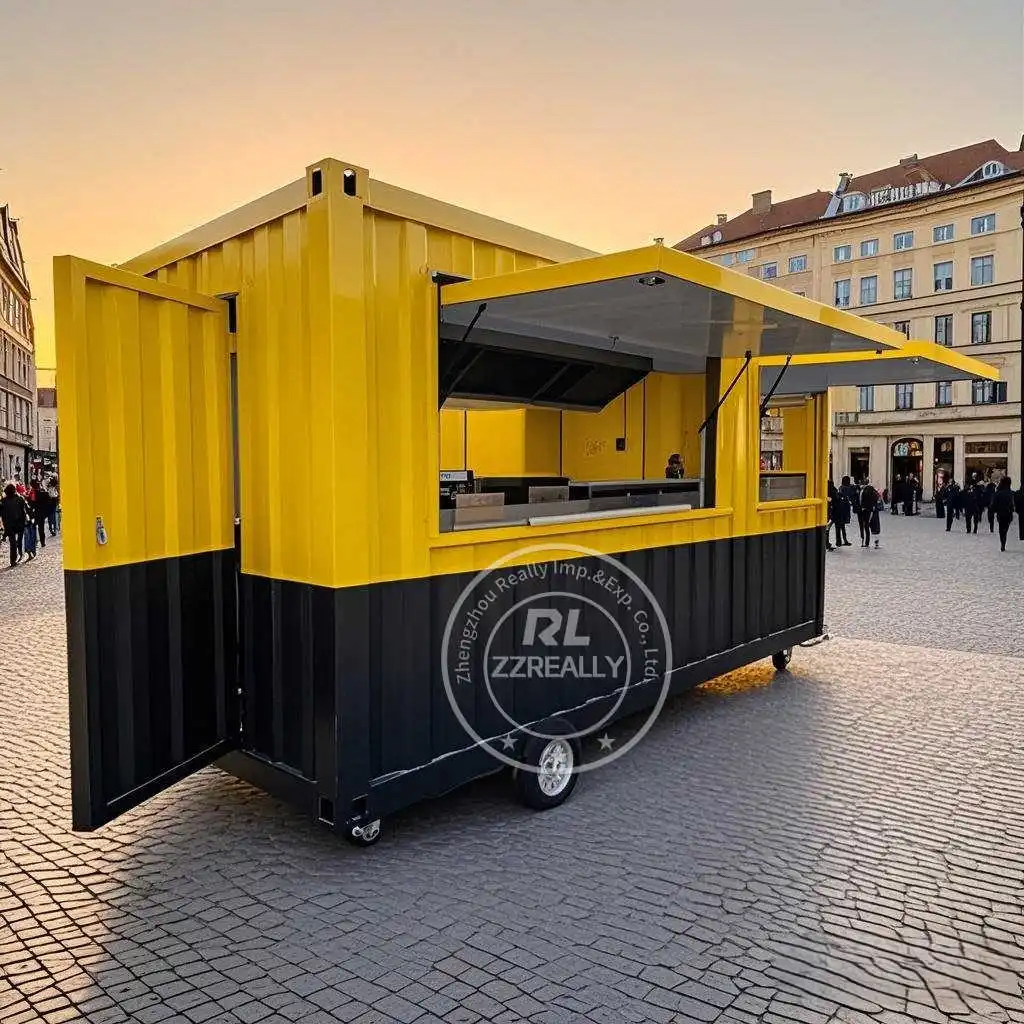 

20FT сборный контейнер-бар, мобильный контейнер для ресторана, кофейни, пищевой киоск, кафе, магазин для продажи