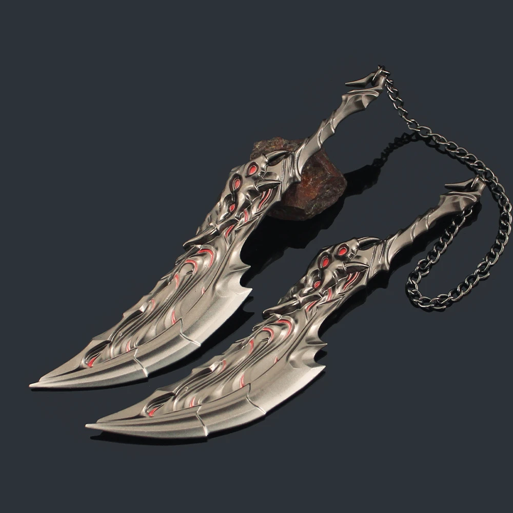Valorant Weapon Melee  Blades of Primordia Metal Game Peripheral Samurai Sword Weapon Model Desktop Ornaments Pendant Gifts Toys