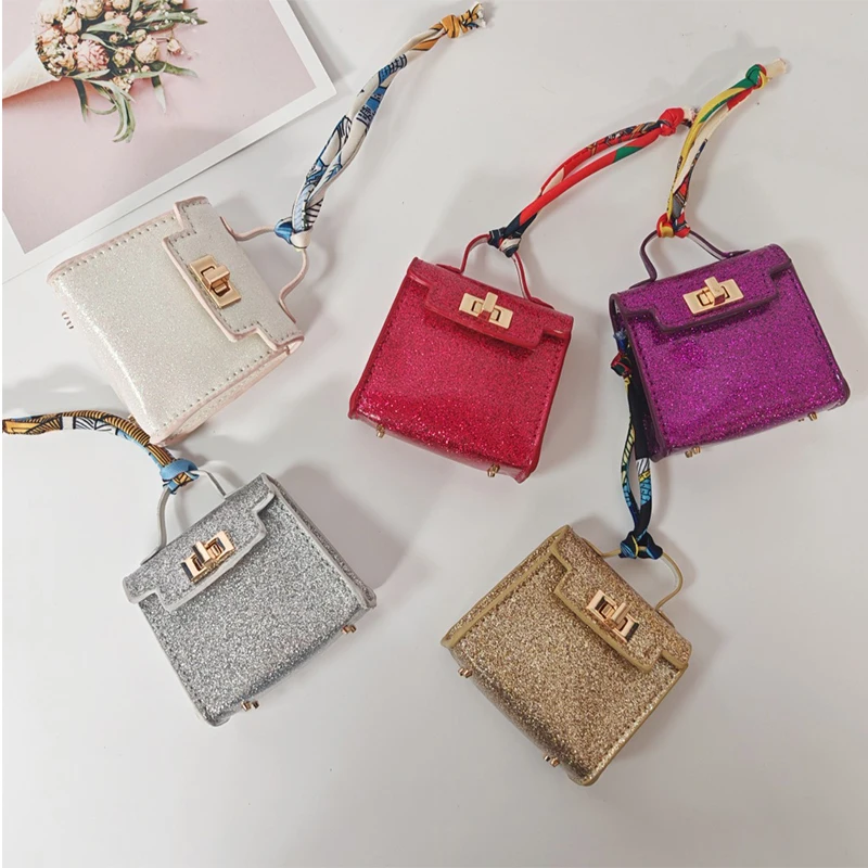 

Light Luxury Fashionable Small Bag Pendant Exquisite Cute Coin Purse Creative Glitter Mini Bag New Hot-selling Key Headphone Bag