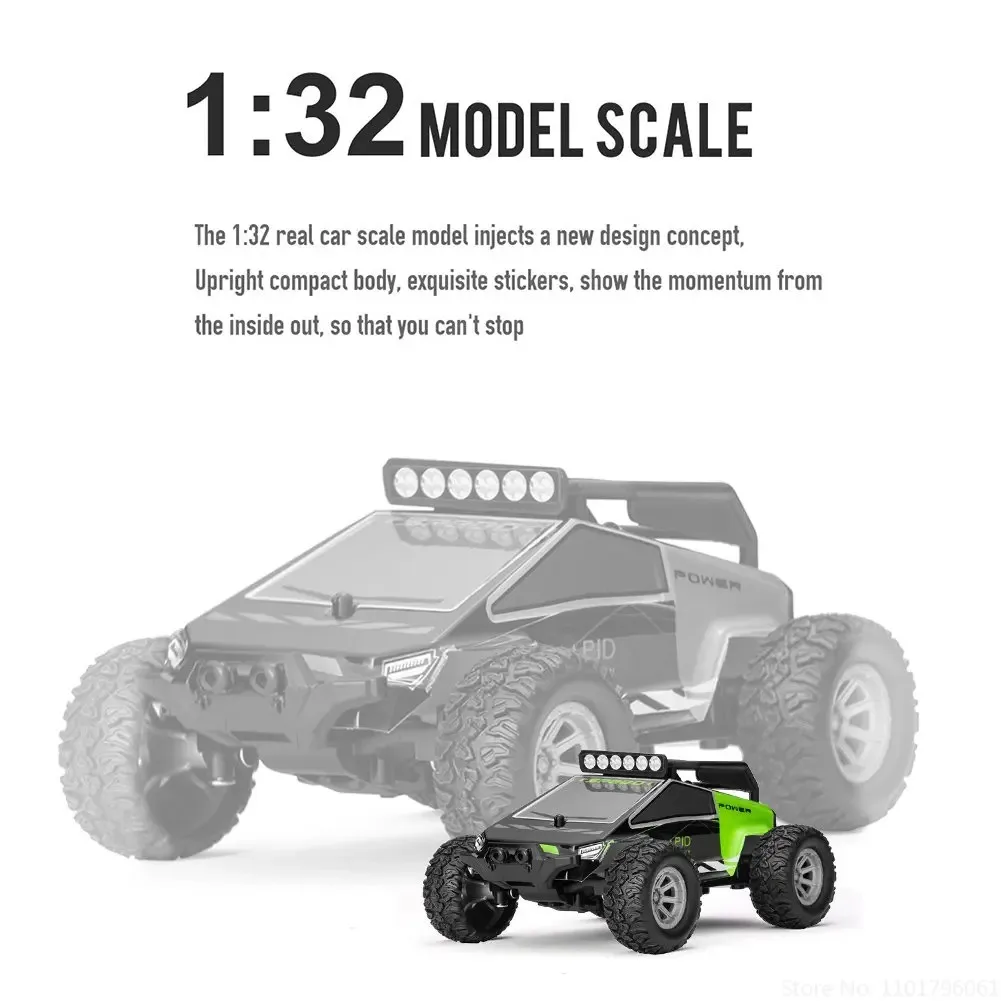 1:32 Indoor Outdoor RC Remote Control 20Km/h Car High-Speed Four-Wheel Drive 2.4GHz Drift RC Racing Car Buggy Toy Birthday Gift