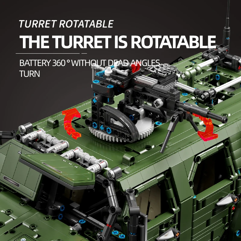 3175PCS Military Off Road Fahrzeug Bausteine 1:8 Modell Lkw Montage Modell Bricks Pädagogisches DIY Spielzeug Kinder Geburtstag Geschenke