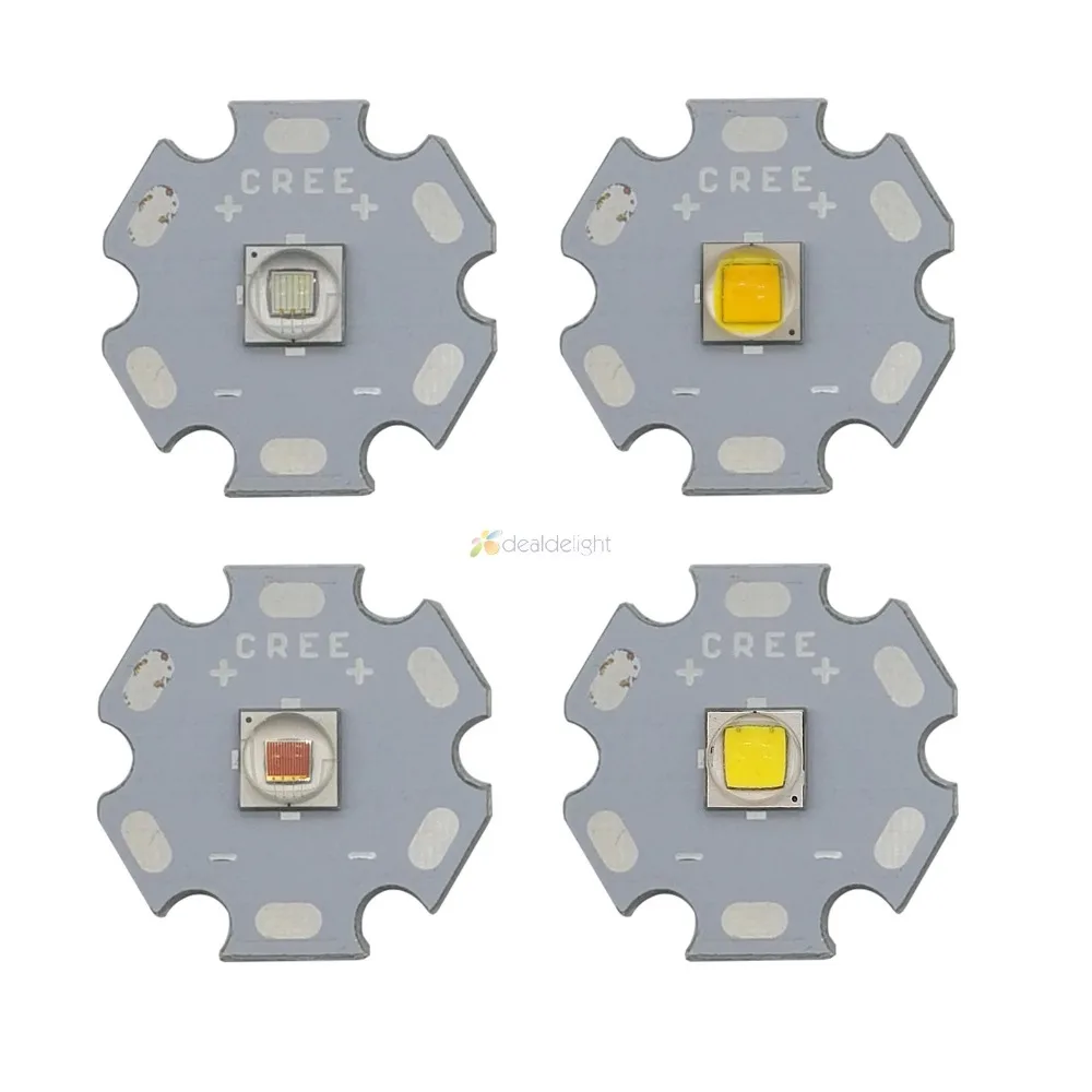 XML2 LED T6 U2 5050 10W Biały Neutralny Ciepły Biały Latarka chipowa Żarówka Czerwony Zielony Niebieski UV Emiter LED dużej mocy