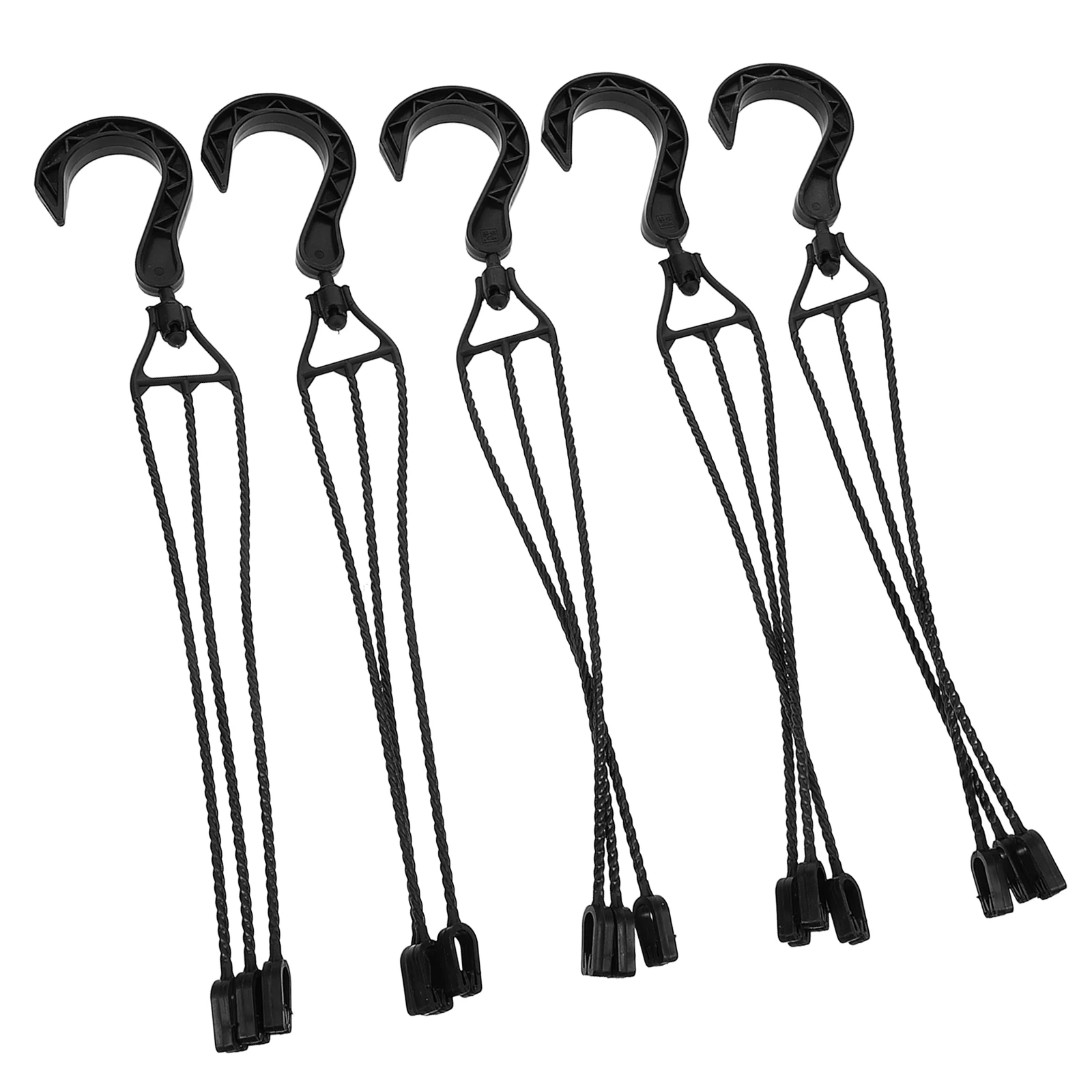 

5 Pcs Hanging Basin Hook Flower Pot Hanger Flowerpot Hooks Plastic Holders Pots