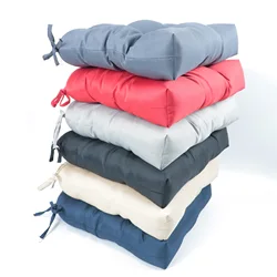 Solid Color Square Butt Cushions Outdoor Waterproof Cushions Office Chair Cushions Living Room Sofa Bedroom Tatami Cushions