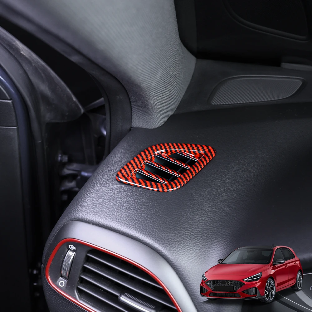 

LHD/RHD For Hyundai I30/I30 N 2017-2025 Car Tuning Red Front Upper Air Outlet Vent Cover Trim Automobile Interior Accessories