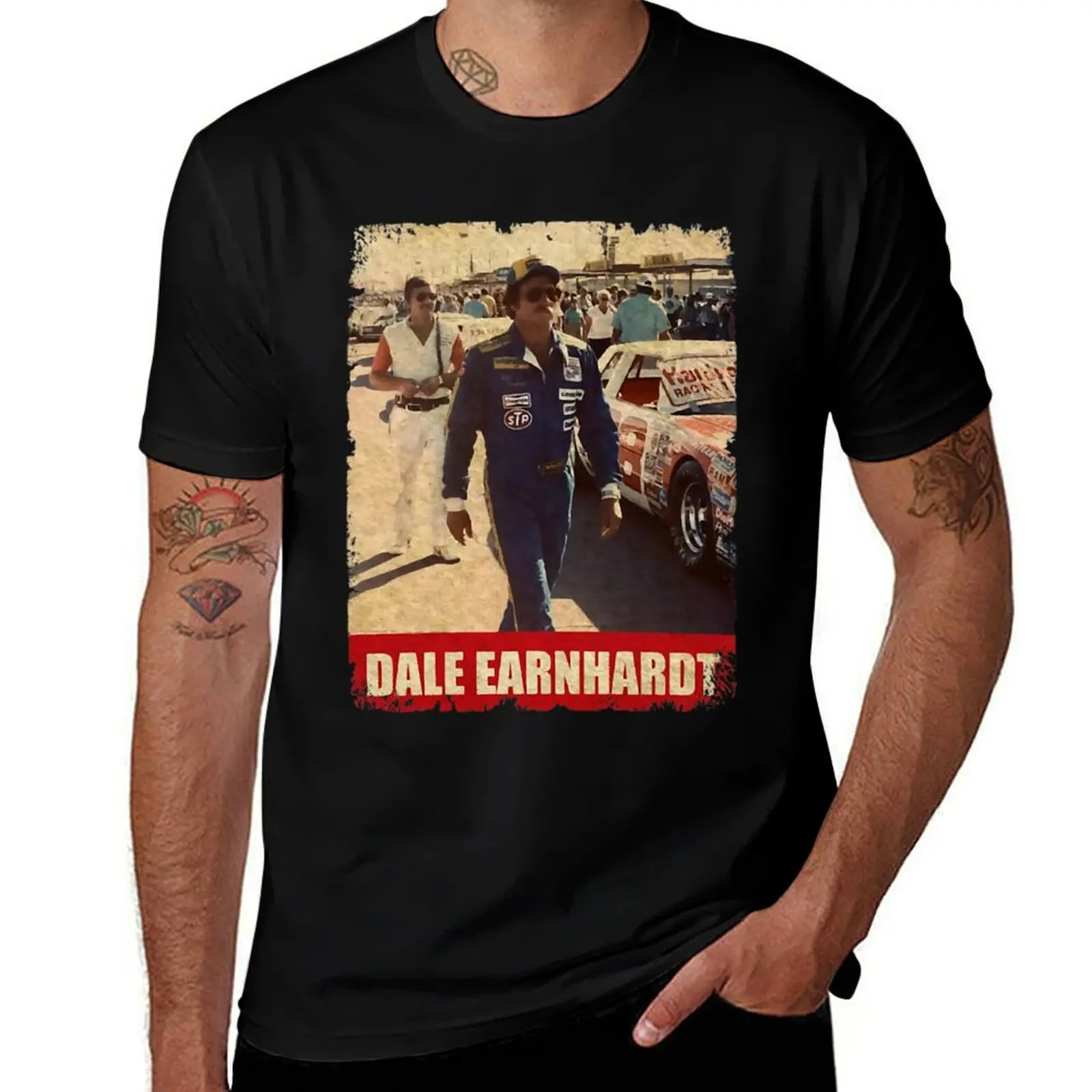 

Футболка Dale sport Earnhardt, мужские облегающие хлопковые футболки, футболка высокого качества