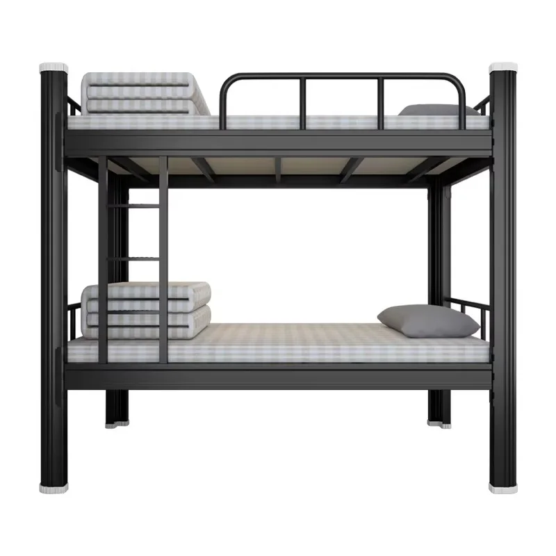 Simple Design Cheap Bunk Beds Double Students Frame Dormitory Apartment Metal Bed